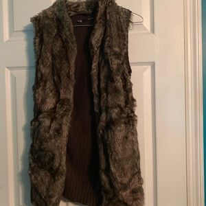 Maurice’s faux fur vest
